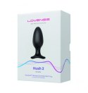 Wibrujący korek analny Hush 2 Butt plug 57mm Lovense+ CashBack 70 zł