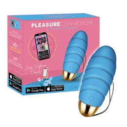 Wibrujące jajeczko sterowane telefonem Pleasure Connexion Blue od Clara Morgane