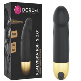 Klasyczny i wyprofilowany wibrator Real Vibration S 2.0 black USB od Dorcela
