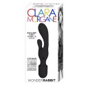 Elegancki czarny wibrator króliczek i masażer WAND Wonder Rabbit Black marki Clara Morgane