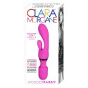 Elegancki różowy wibrator króliczek i masażer WAND Wonder Rabbit Rose marki Clara Morgane