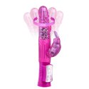 Wibrator króliczek z funkcją rotacji Rabbit Tickler Pink marki Glamy