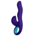 Innowacyjny silikonowy wibrator króliczek Klio Dark Violet od Dream Toys
