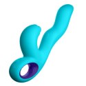 Innowacyjny silikonowy wibrator króliczek Klio Turkquoise od Dream Toys