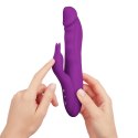 Booster Rabbit Violet - Luksusowy wibrator króliczek z funkcją rotacji 360º marki Dream Toys