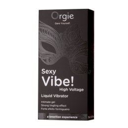Wegański stymulujący żel intymny Sexy Vibe Liquid Vibrator High Voltage marki Orgie