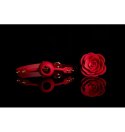 Knebel w kształcie róży Upko Rose Ball Gag Red Straps marki ZALO