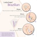 Szablon do golenia w paseczek - Ladyshape Bikini Shaping Tool Brazilian