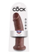 Duże realistyczne dildo Cook 10 Brown skin tone od Pipedream