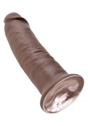 Duże realistyczne dildo Cook 10 Brown skin tone od Pipedream