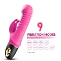 Wibrator króliczek z funkcją pulsacji i rotacji Zing pink marki Obs Of Toys