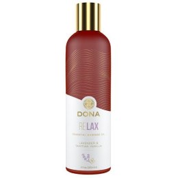Olejek do masażu Essential Massage Oil Rev Up Lavender & Tahitian Vanilla 120 ml marki Dona