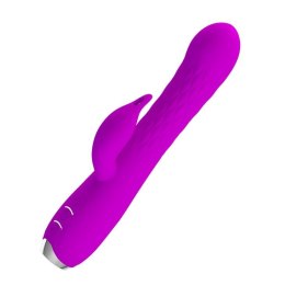 Klasyczny wibrator króliczek z funkcją rotacji Molly Purple marki Pretty Love