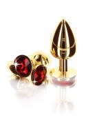 Mały metalowy korek analny z kryształkiem Butt Plug With Diamond Jewel od Taboom