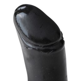 Eleganckie czarne dildo analne AB232 Microdick marki AllBlack