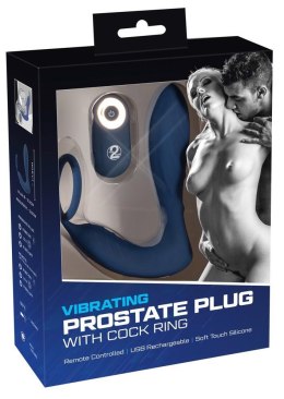 Pierśceń na penisa i masażer prostay Vibrating Prostate Plug with C You2Toys