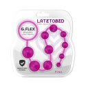G.Flex żelowy sznur analny- różowe kulki analne marki Latetobed