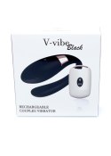 Unikalny masażer i wibrator dla par V-Vibe Black marki BossOfToys