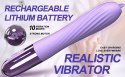 Wibrator wielofunkcyjny z funkcją stymulacji i podgrzewania Wibrador-Silicone Purple od Boss Series