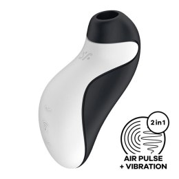 Stymulator łechtaczki z podwójnym impulsem powietrza Orca Double Air Pulse od Satisfyer