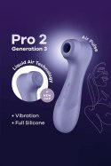 Pulsacyjny stymulator łechtaczki Pro 2 Generation 3 Bluetooth/Aplikacja w kolorze liliowym od Sarisfyer